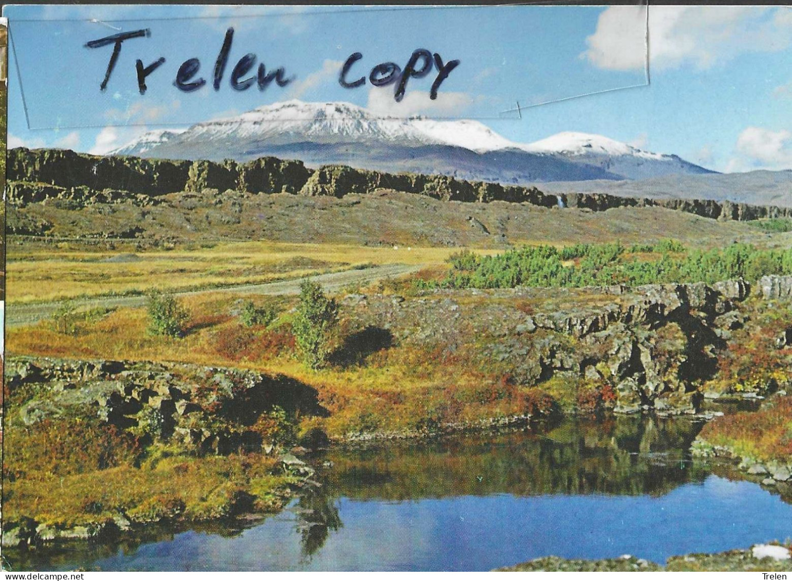 Island, Dingvellir,  Gelaufen, Circulée - Islande