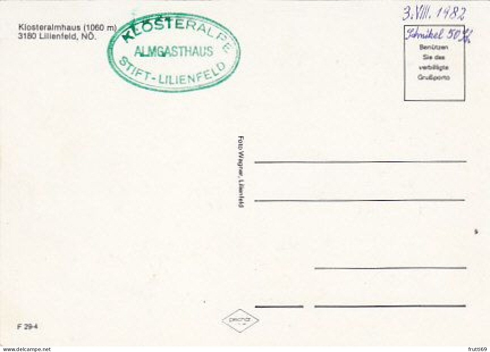 AK 191350 AUSTRIA - Lilienfeld - Klosteralmhaus - Lilienfeld