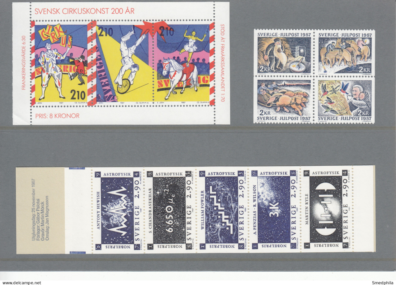 Sweden 1987 - Full Year MNH ** - Komplette Jahrgänge