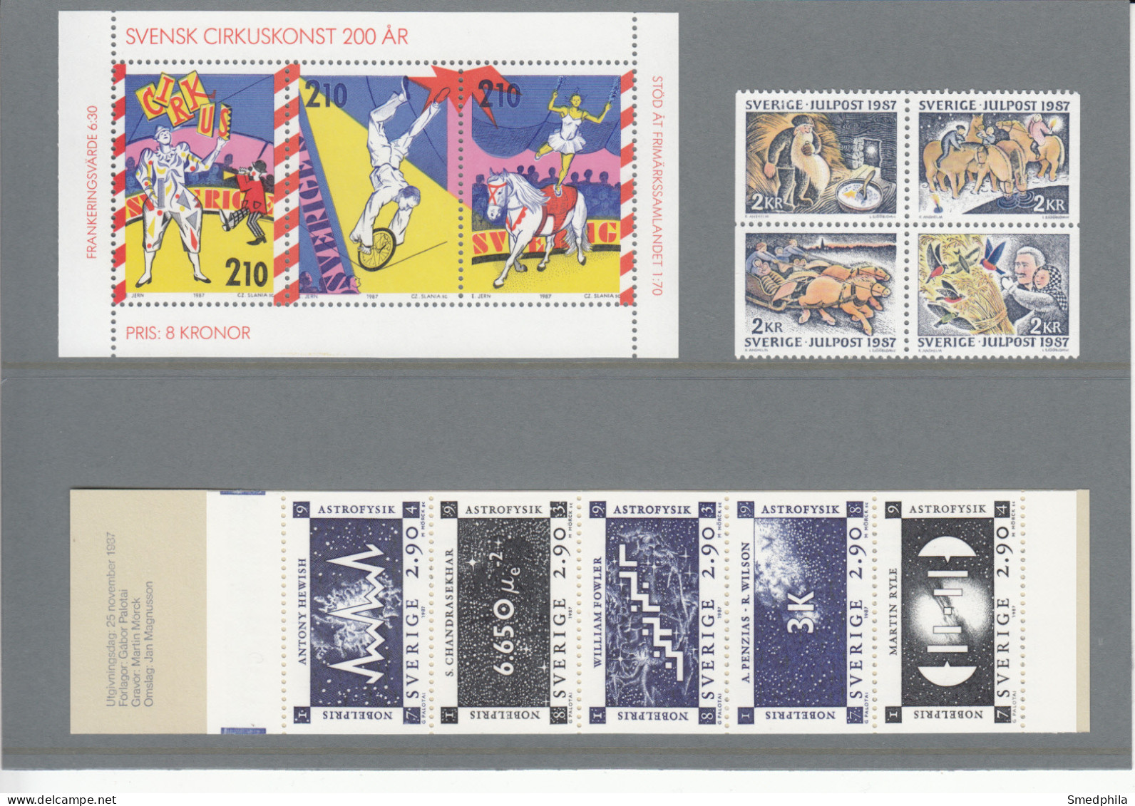 Sweden 1987 - Full Year MNH ** - Annate Complete