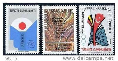 1977 TURKEY WORKS AND REFORMS OF ATATURK MNH ** - Unused Stamps