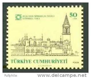 1983 TURKEY THE AGA KHAN AWARD FOR ARCHITECTURE MNH ** - Nuevos