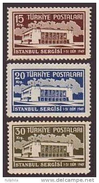 1949 TURKEY ISTANBUL EXHIBITION MNH ** - Unused Stamps