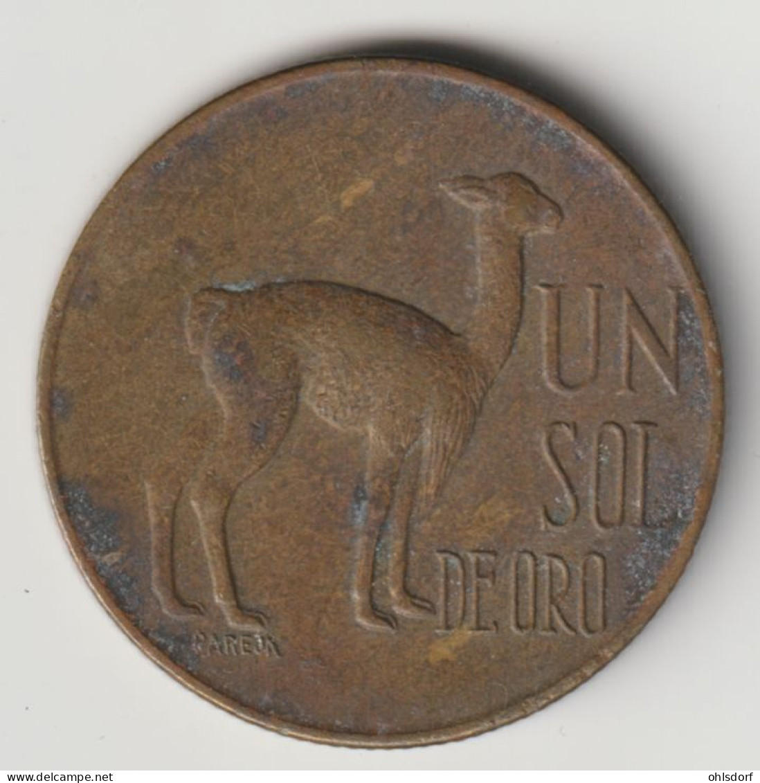 PERU 1973: 1 Sol De Oro, KM 248 - Peru