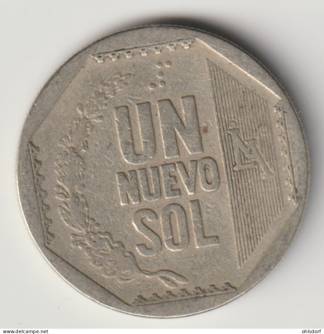 PERU 1999: 1 Nuevo Sol, KM 308 - Peru