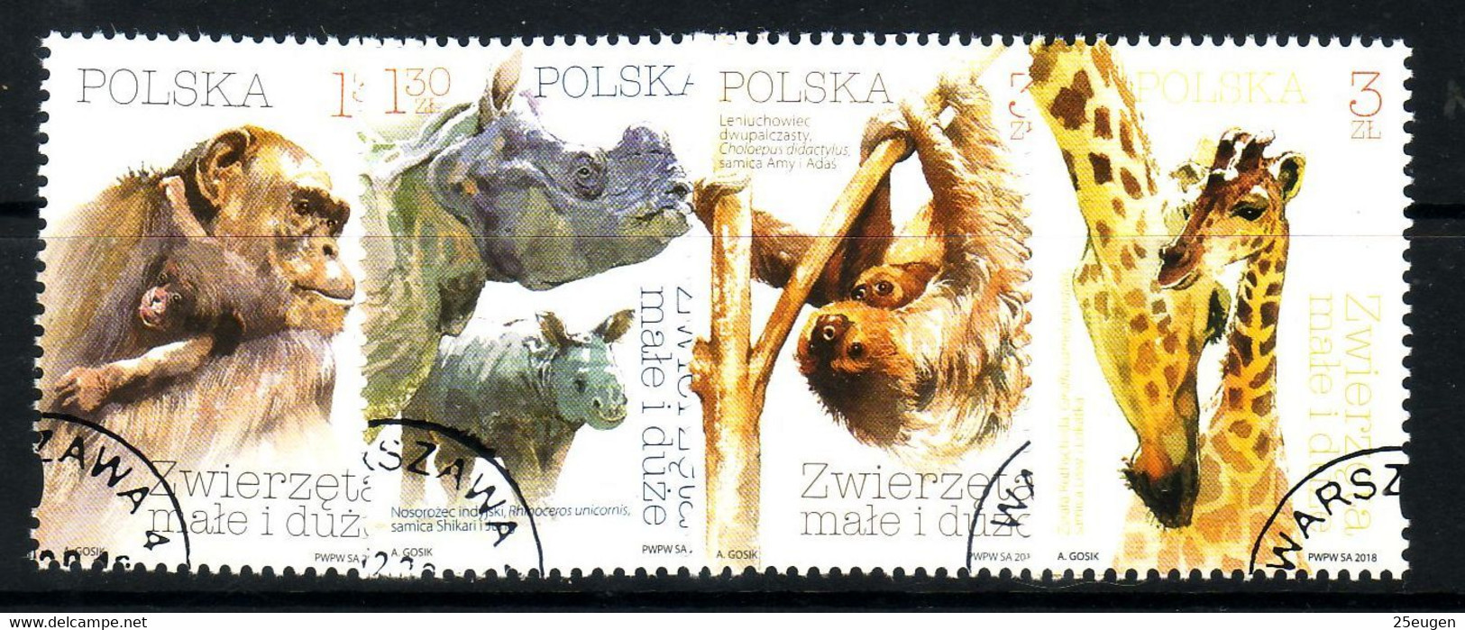 POLAND 2018 Michel No 5079-82 Used - Gebruikt