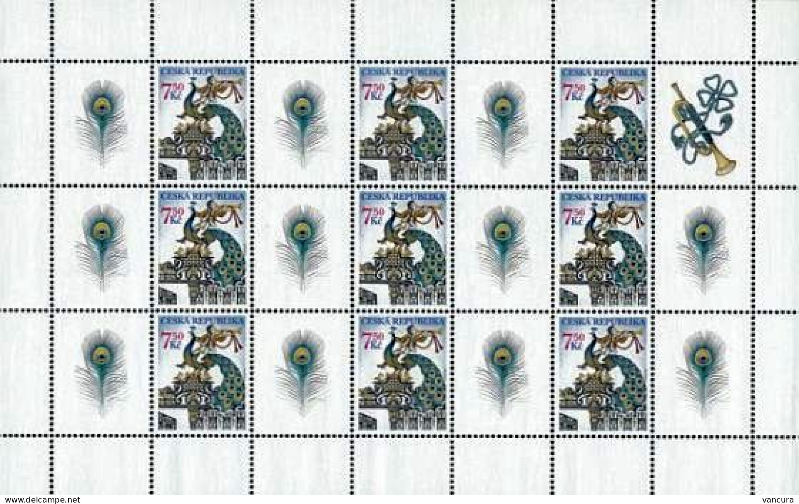 **A  424 Czech Republic Peacock 2005 - Unused Stamps