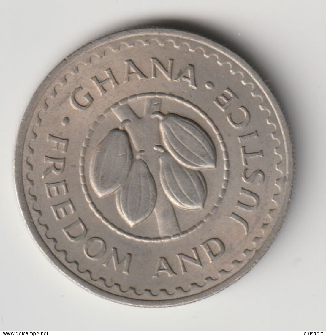 GHANA 1967: 10 Pesewas, KM 16 - Ghana