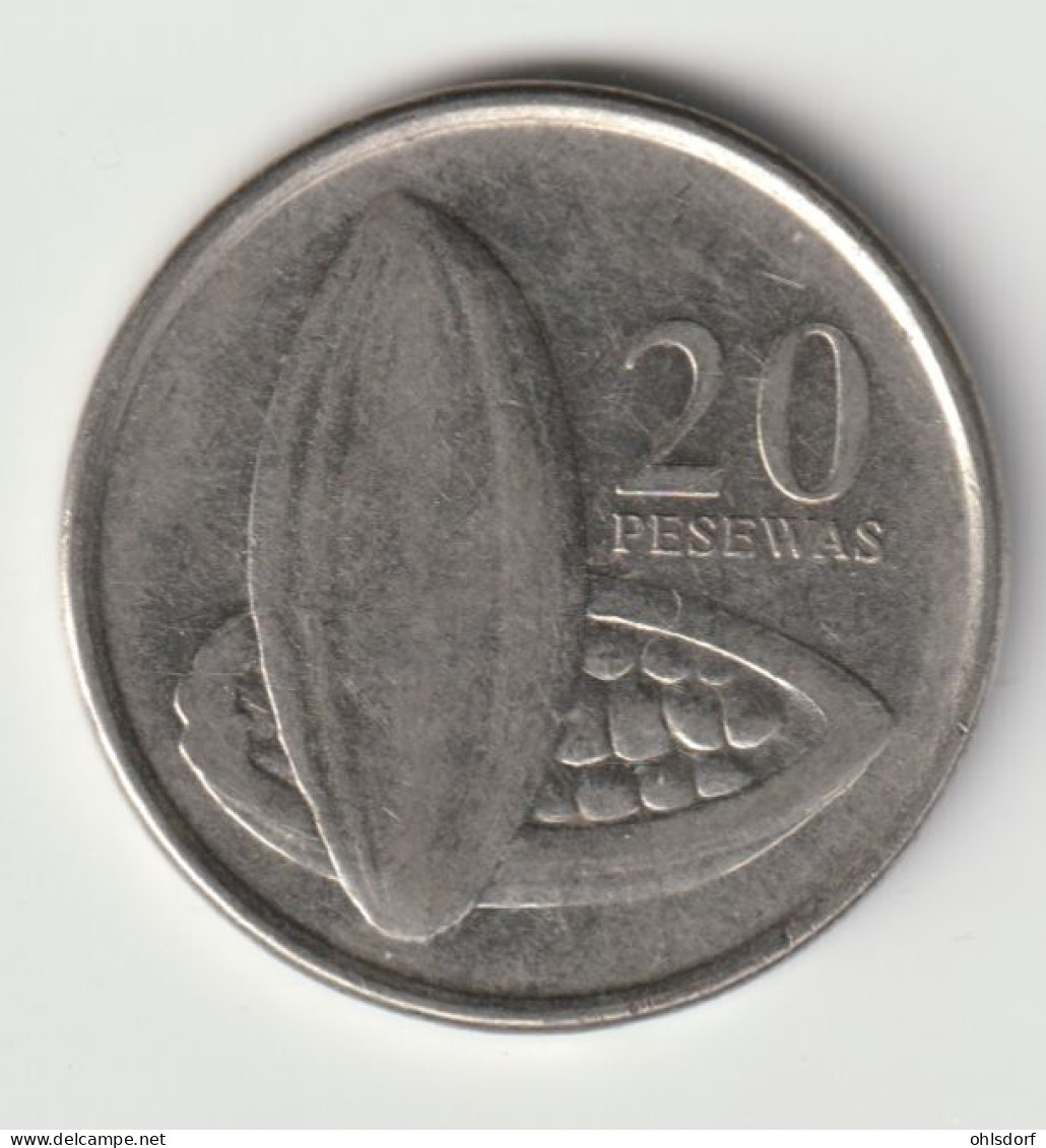 GHANA 2007: 20 Pesewas, KM 40 - Ghana