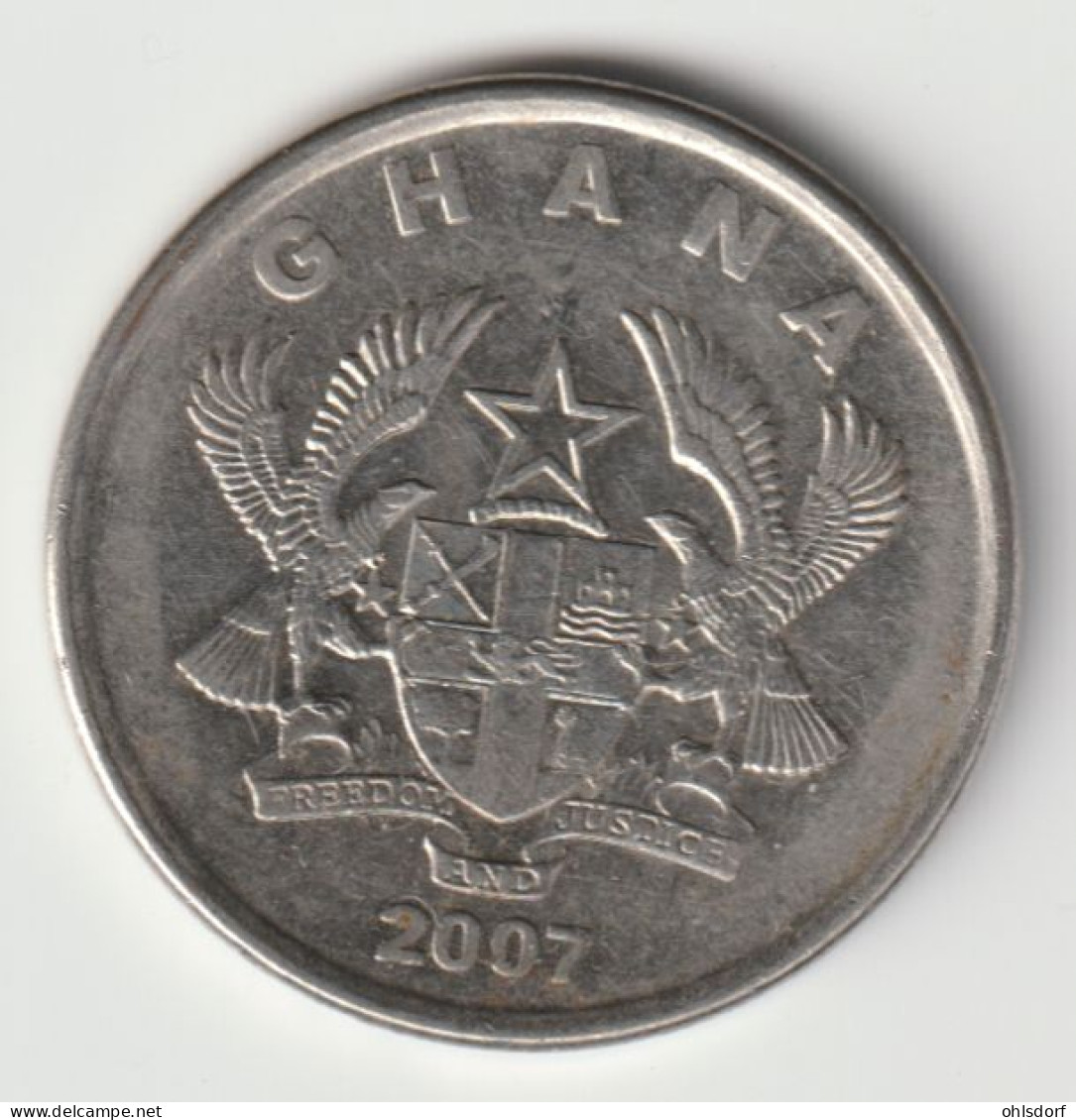 GHANA 2007: 20 Pesewas, KM 40 - Ghana