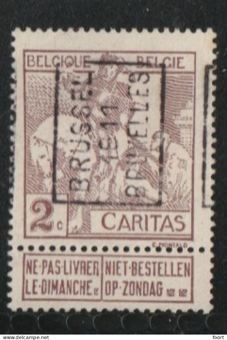 Brussel 1911  Nr.  1734A - Rolstempels 1910-19