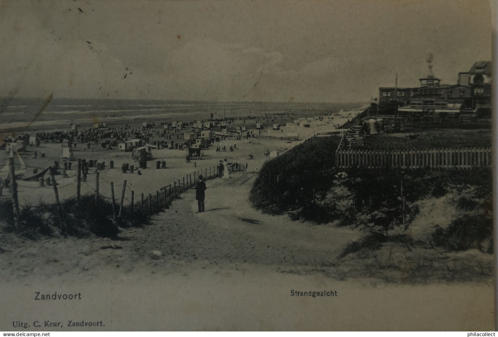 Zandvoort // Strandgezicht 1906 Uitg. C. Keur - Zandvoort