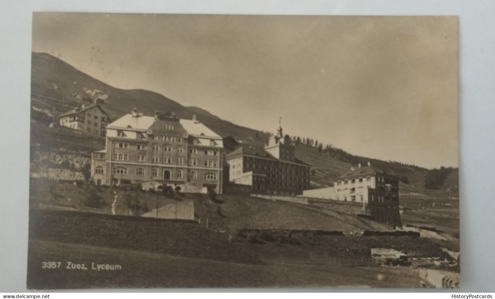 Zuoz GR, Lyceum, Schule, Maloja, 1915 - Zuoz