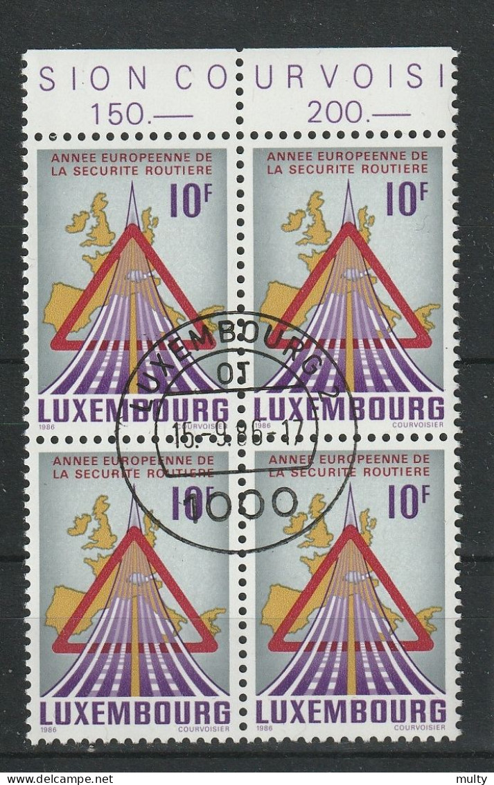 Luxemburg Y/T 1110 (0) In Blok Van 4. - Used Stamps