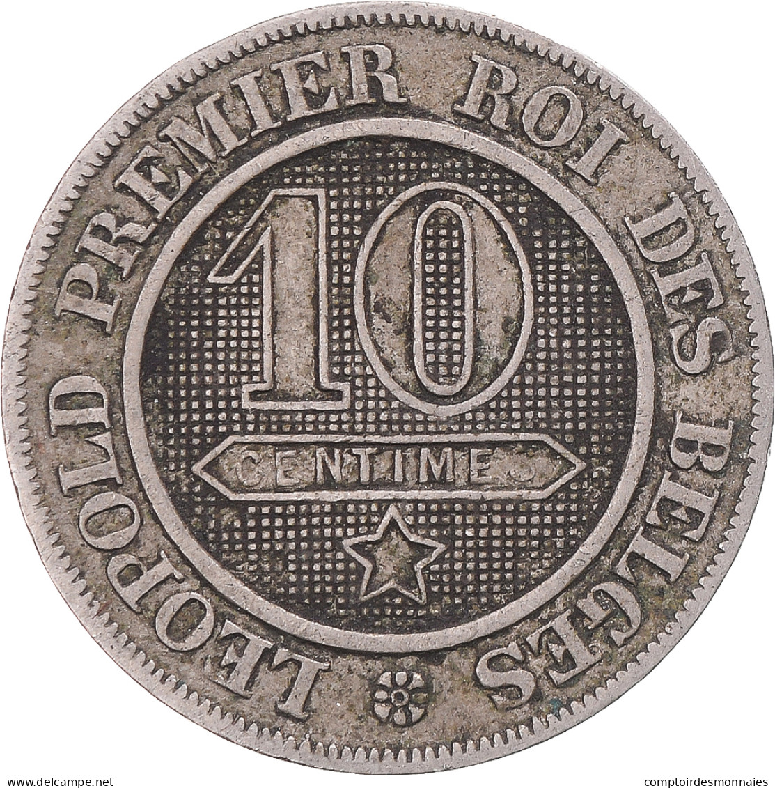 Monnaie, Belgique, 10 Centimes, 1861 - 10 Cents