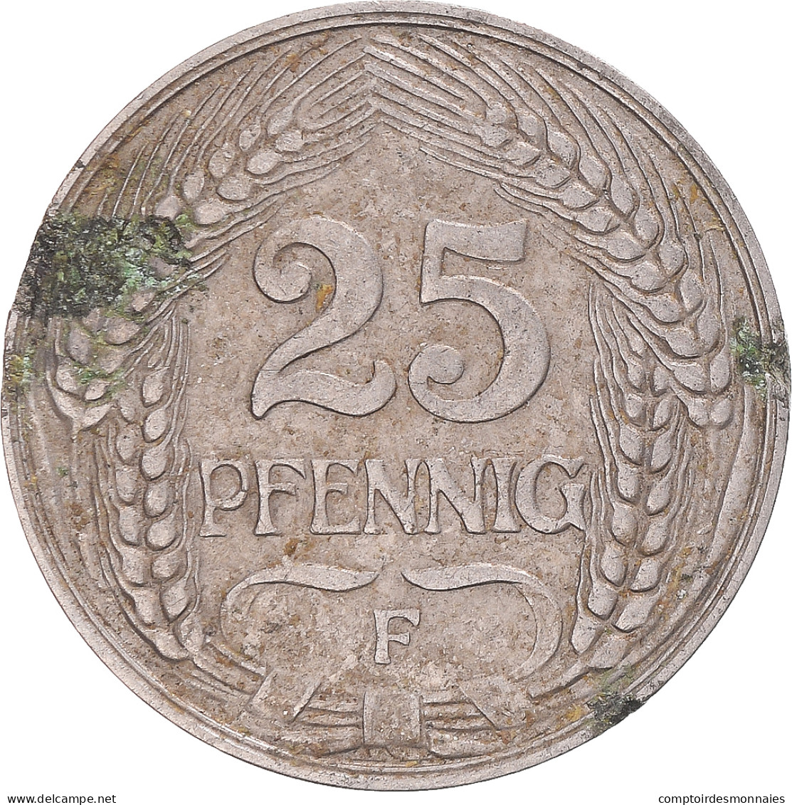 Monnaie, Allemagne, 25 Pfennig, 1909 - 25 Pfennig