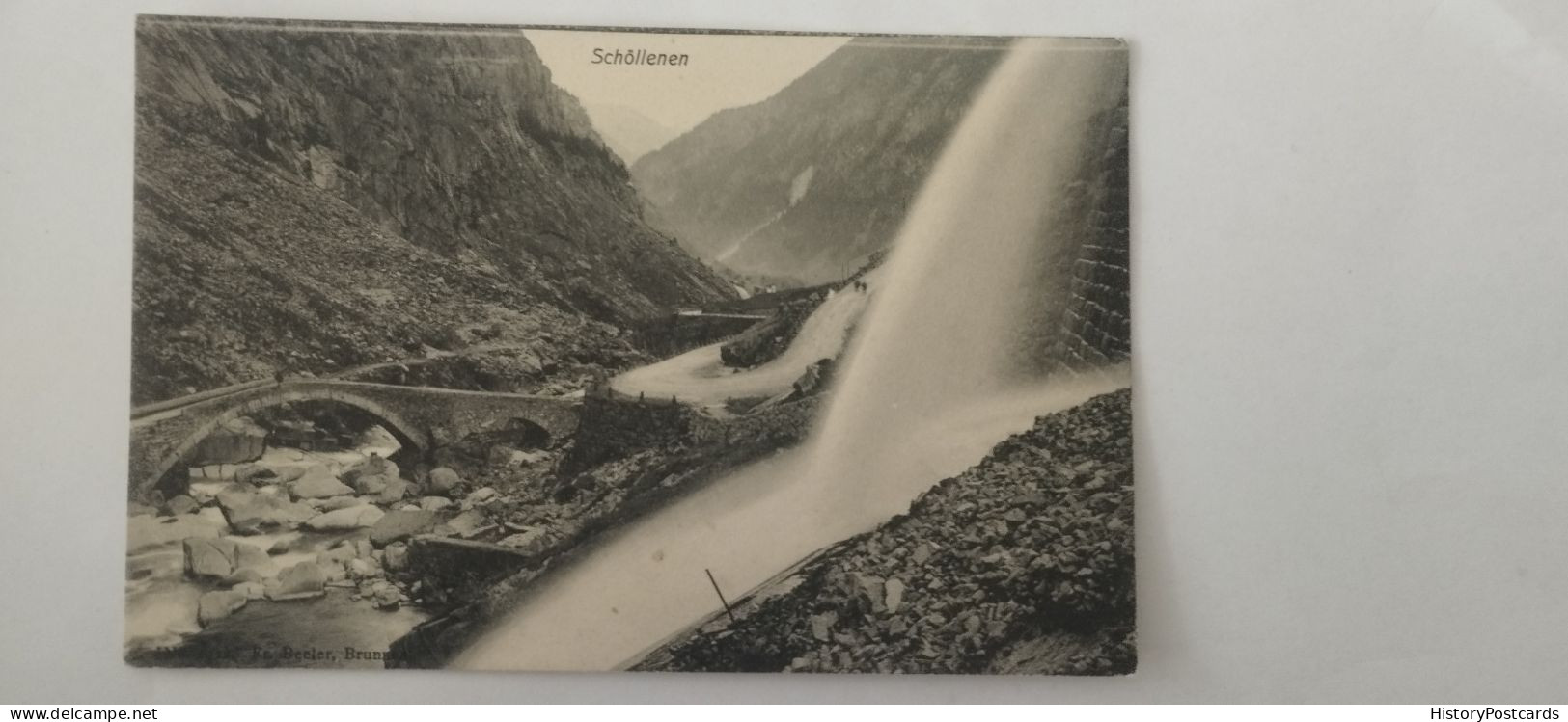 Schöllenen, Schlucht, Reuss, Uri, 1910 - Göschenen