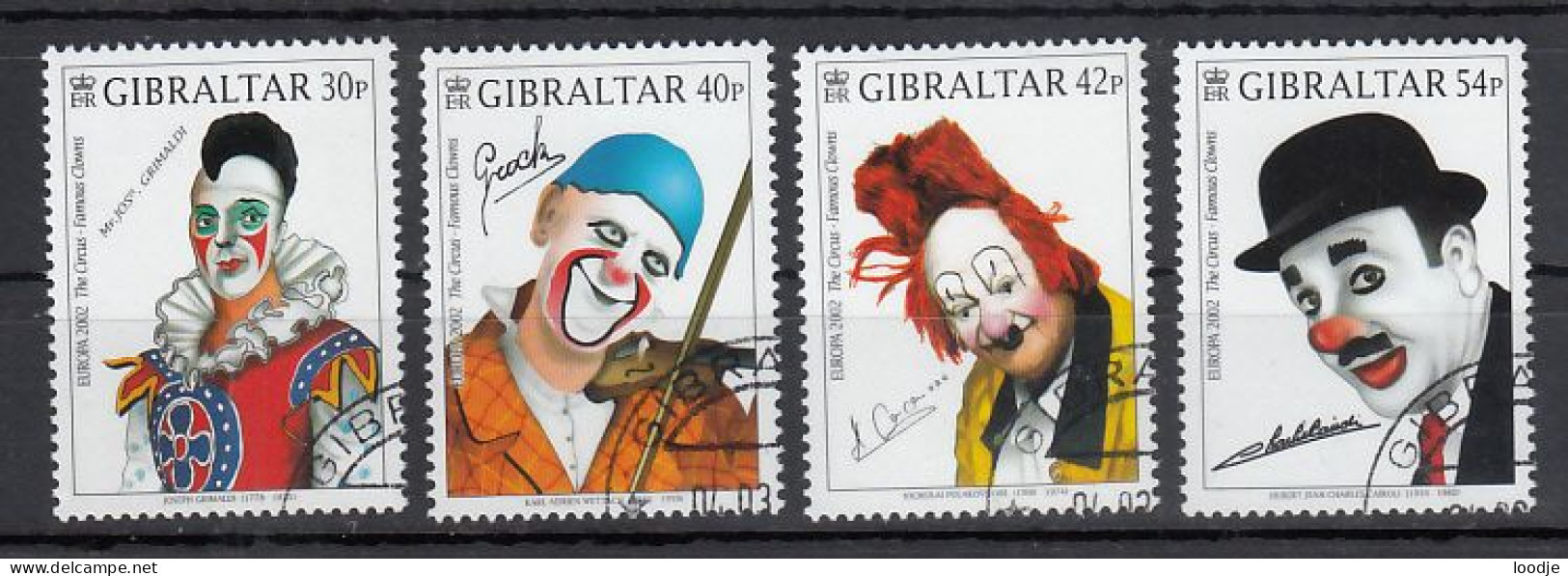 Gibraltar Europa Cept 2002 Gestempeld - 2002