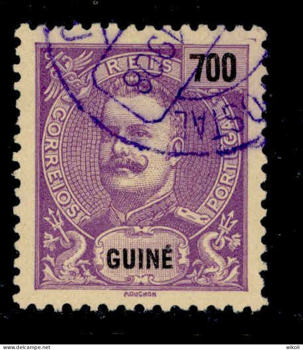 ! ! Portuguese Guinea - 1898 D. Carlos 700 R - Af. 61 - Used (cb 017) - Portuguese Guinea