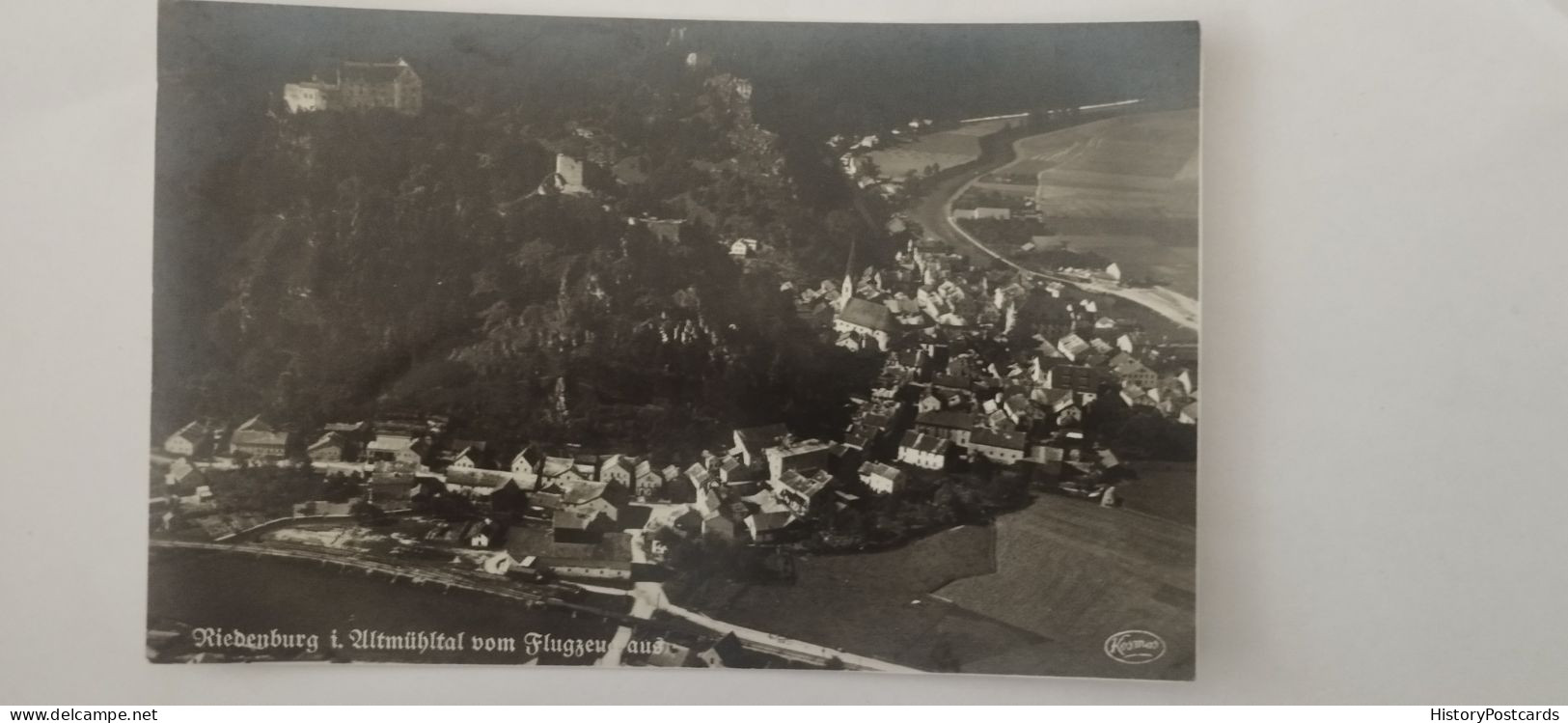 Riedenburg Im Altmühltal Vom Flugzeug Aus, 1929 - Kelheim