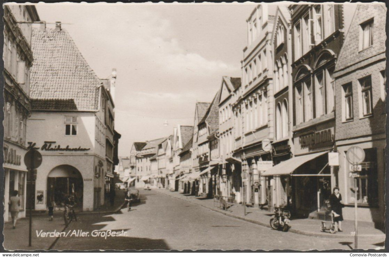 Großestraße, Verden An Der Aller, C.1950s - Lagerbauer Foto-AK - Verden