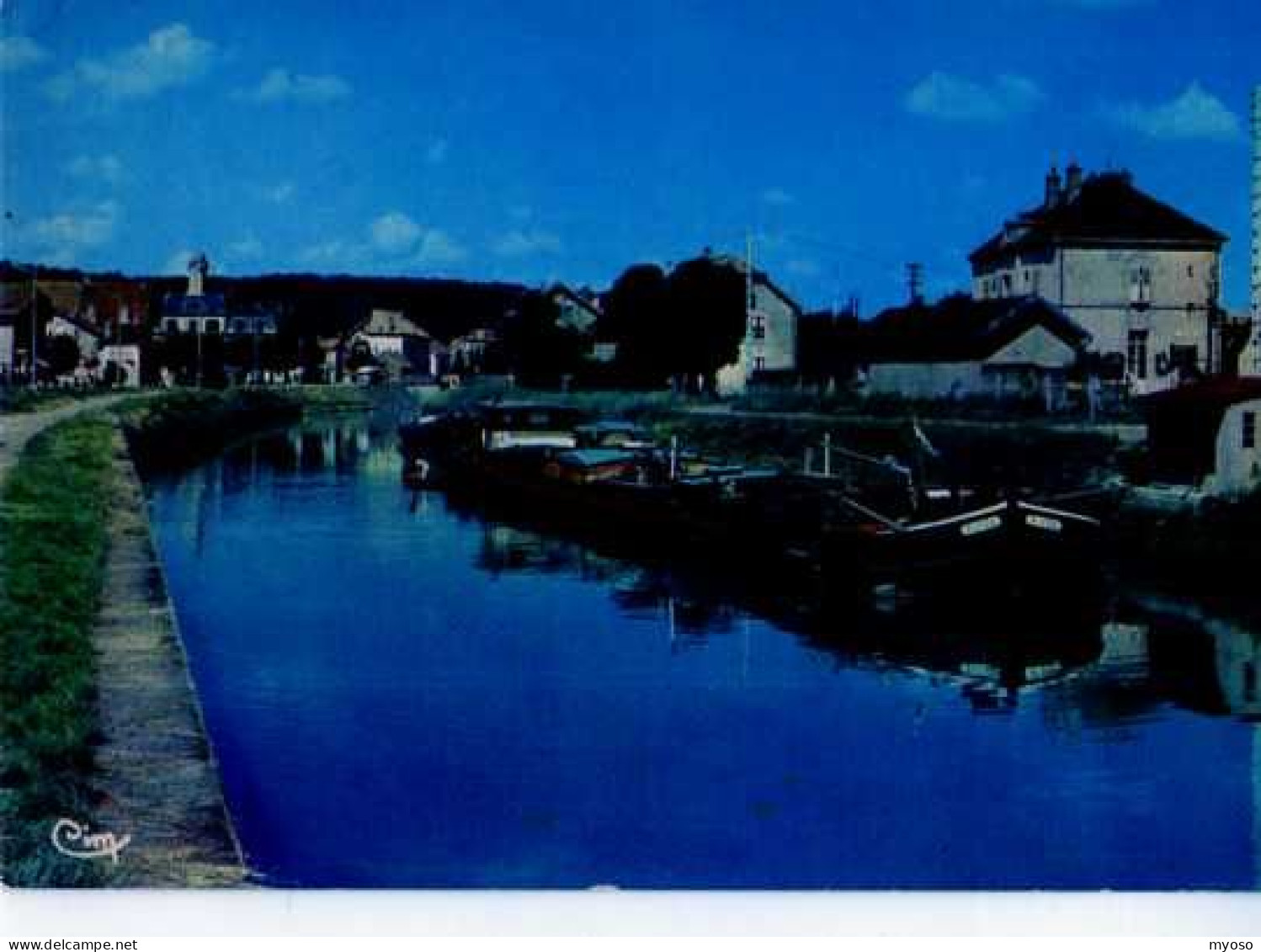 25 L'ISLE SUR LE DOUBS Le Canal Et La Gare, Penich - Isle Sur Le Doubs