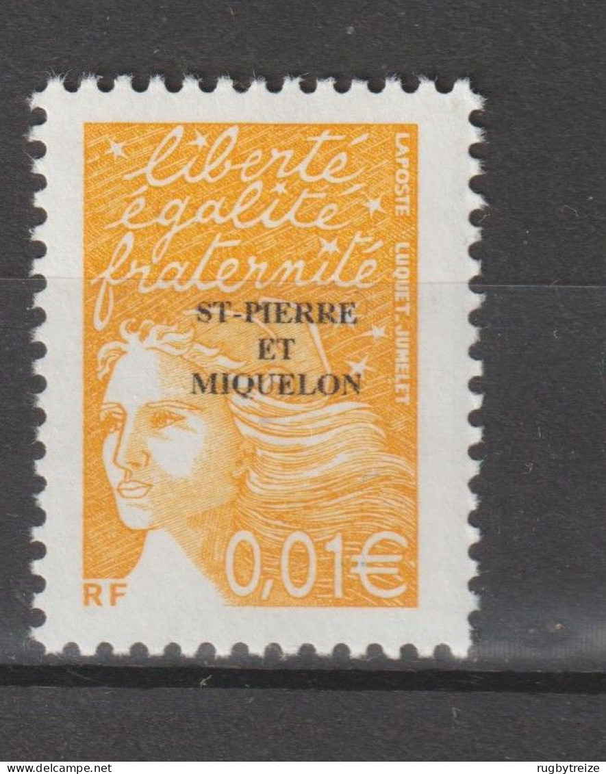 7381 *** FAUX *** SAINT PIERRE ET MIQUELON - SURCHARGE MARIANNE LUQUET *** FAUX *** - Ongebruikt