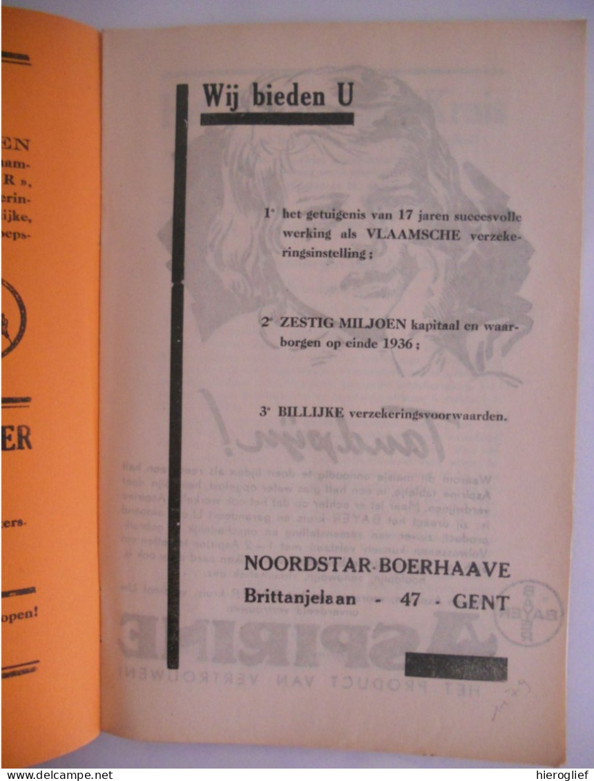 HET VLAAMSCHE KRUIS - Maandblad 1938 Nr 1 + 2 - Secretariaat Oudaen 31 Antwerpen / Vlaams Kruis EHBO Gezondheid Medisch - Sachbücher