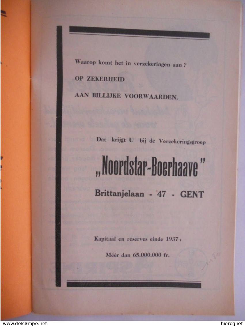 HET VLAAMSCHE KRUIS - maandblad 1938 nr 1 + 2 - secretariaat Oudaen 31 Antwerpen / Vlaams kruis EHBO gezondheid medisch