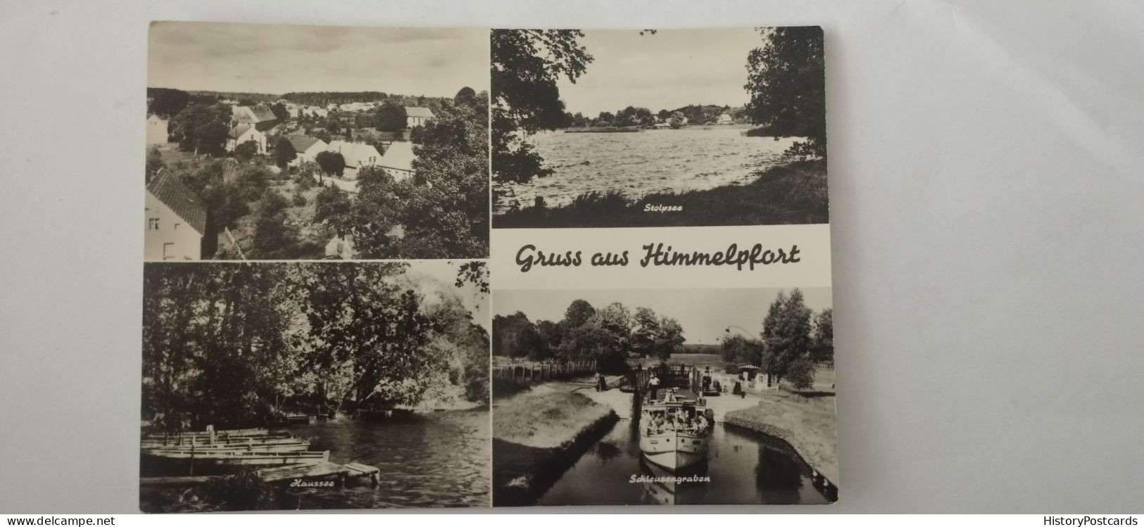 Gruss Aus Himmelpfort, Ort, Schleusengraben, DDR, 1967 - Gransee