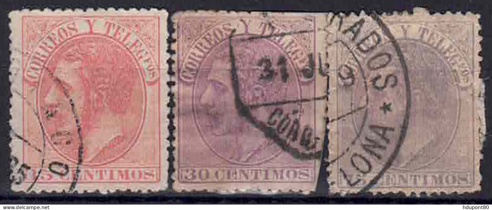 YT 193, 194, 195 - Used Stamps