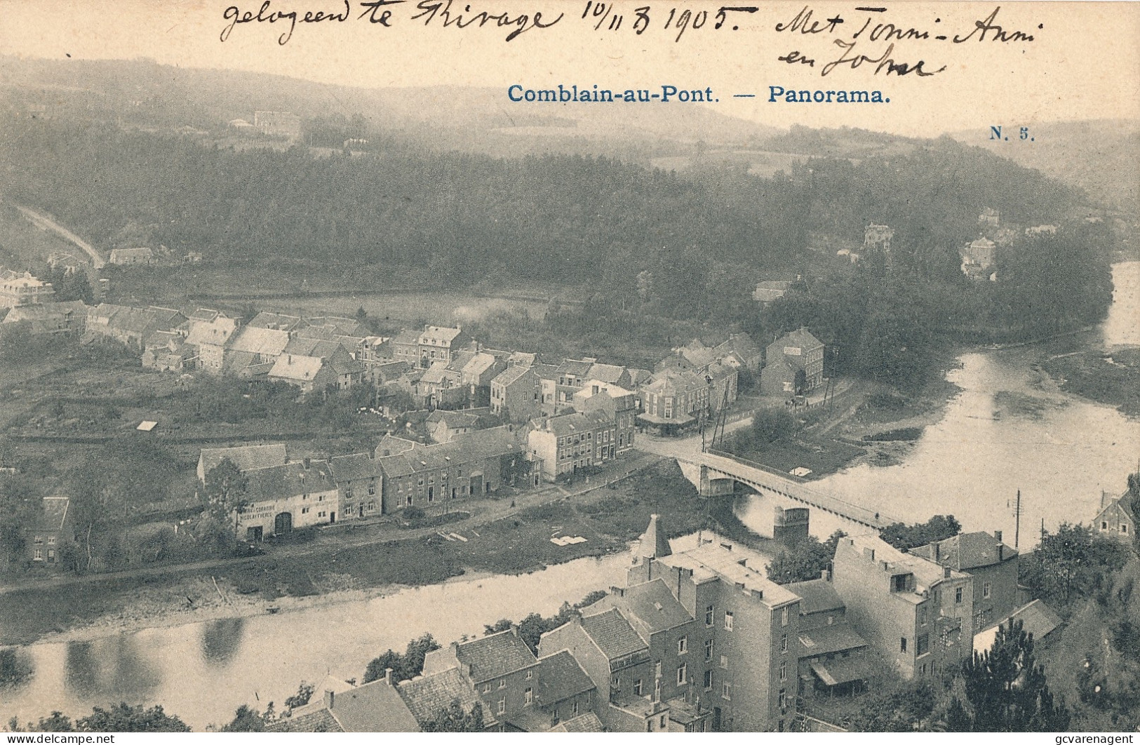 COMBLAIN AU PONT  PANORAMA            2 SCANS - Comblain-au-Pont