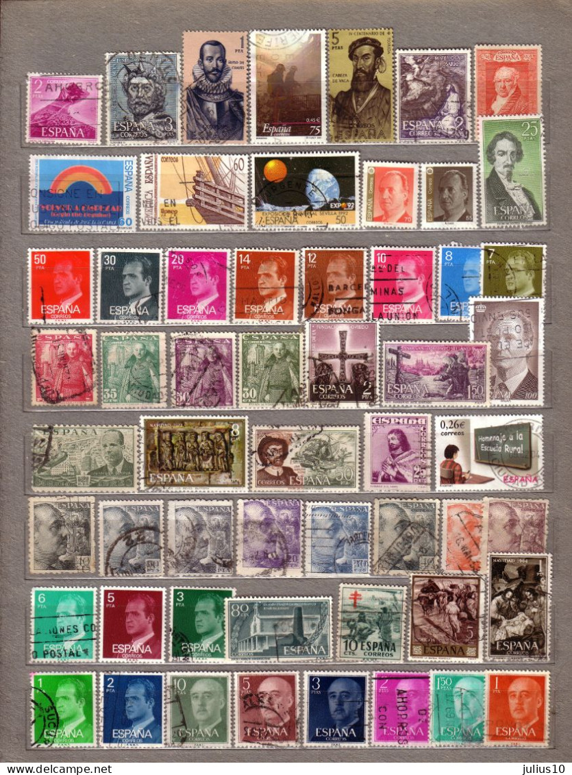 SPAIN ESPANA 56 Used (o) Different Stamps #1589 - Colecciones