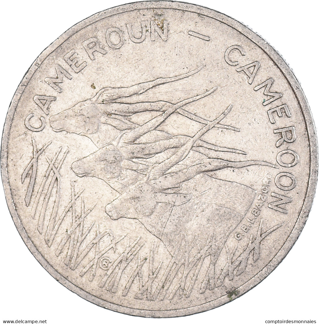 Monnaie, Cameroun, 100 Francs, 1975 - Cameroon