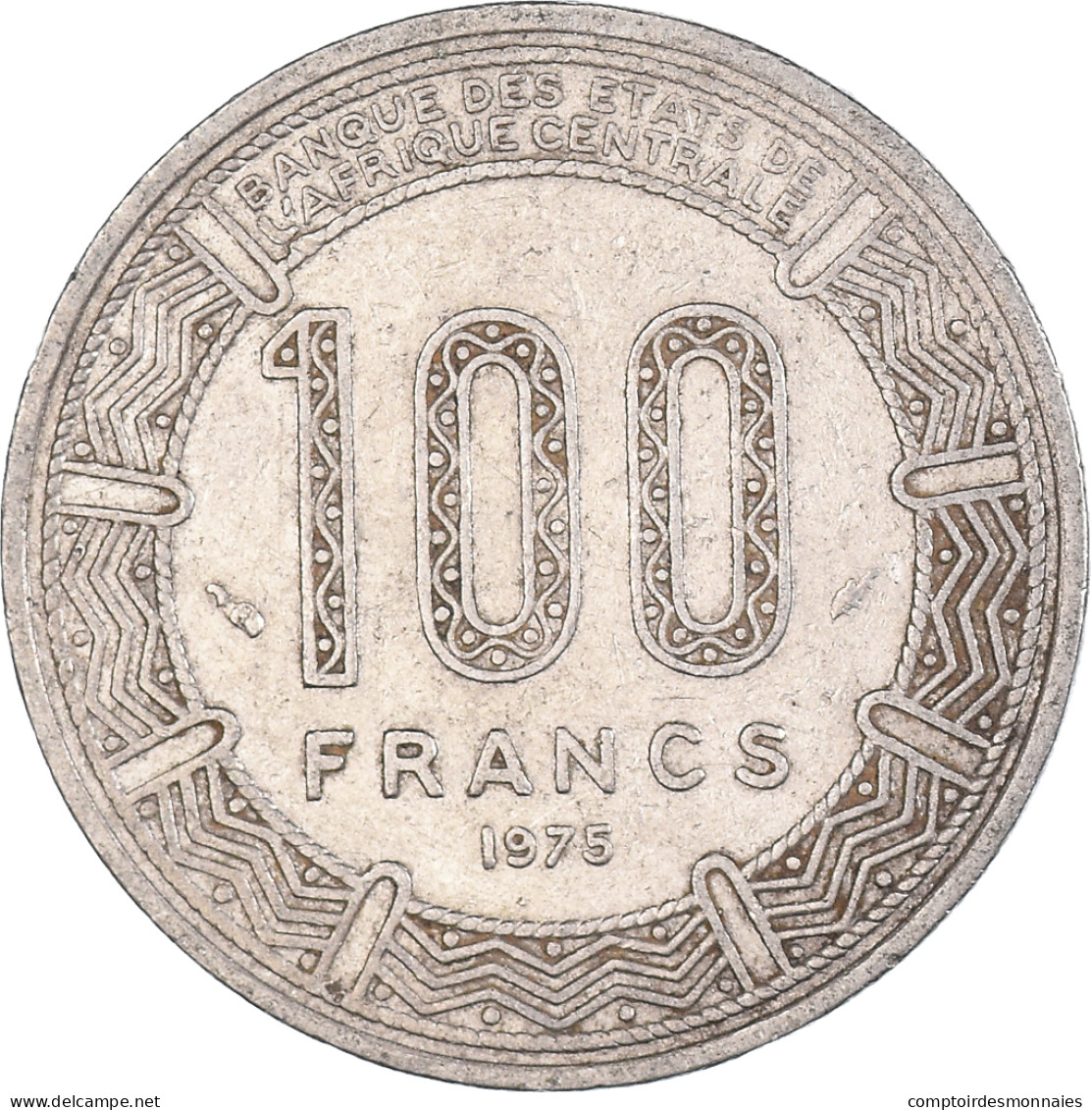 Monnaie, Cameroun, 100 Francs, 1975 - Camerun