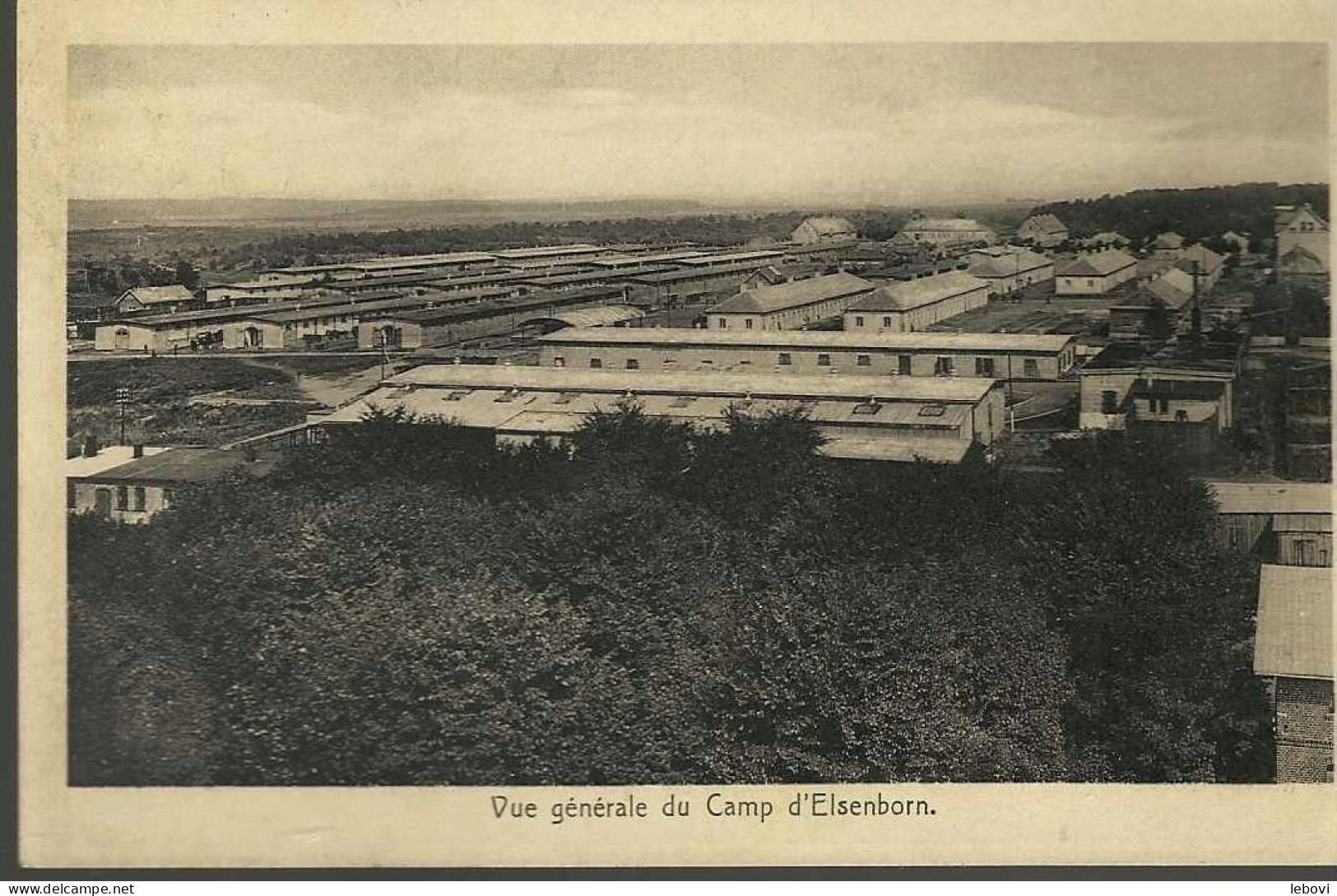 « Vue Générale Du Camp D’ELSENBORN » - Ed. X. Delputz, Malmédy (1928) - Elsenborn (camp)