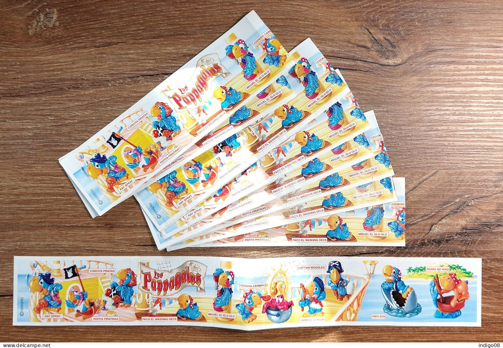 9 Papiers Bpz Los Papagalos BNL 2001 - Istruzioni