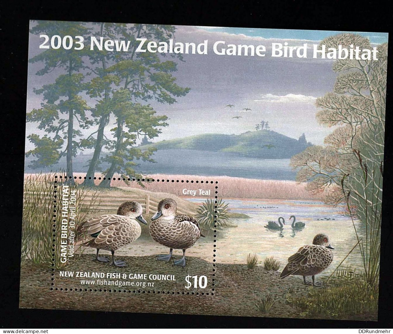 2003 Game Bird Habiatat Grey Teal Xx MNH - Unused Stamps
