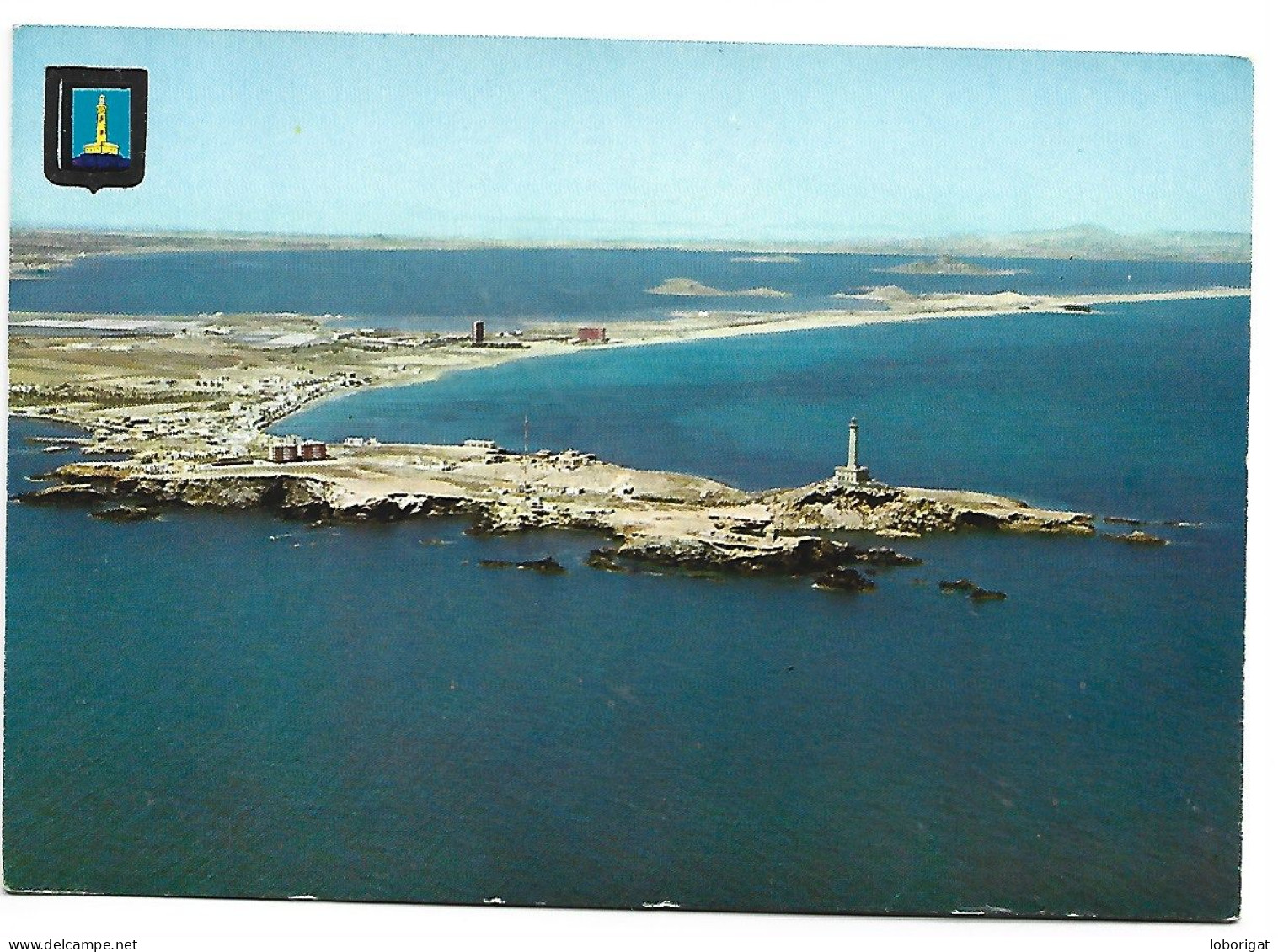 VISTA AEREA DEL MAR MENOR Y MANGA / AIR VIEW OF THE "MAR MENOR" AND "MANGA".- CABO DE PALOS - MURCIA.- ( ESPAÑA ) - Murcia