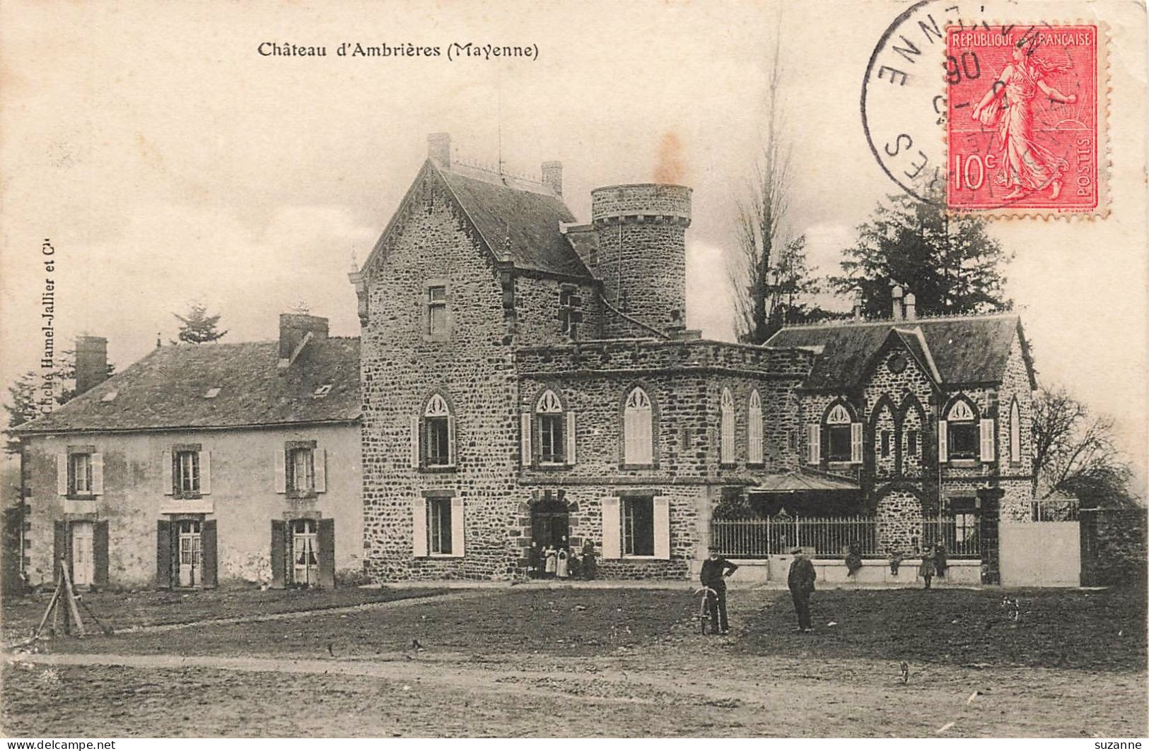 Le Château D'AMBRIÈRES - Vers 1905 - Ambrieres Les Vallees