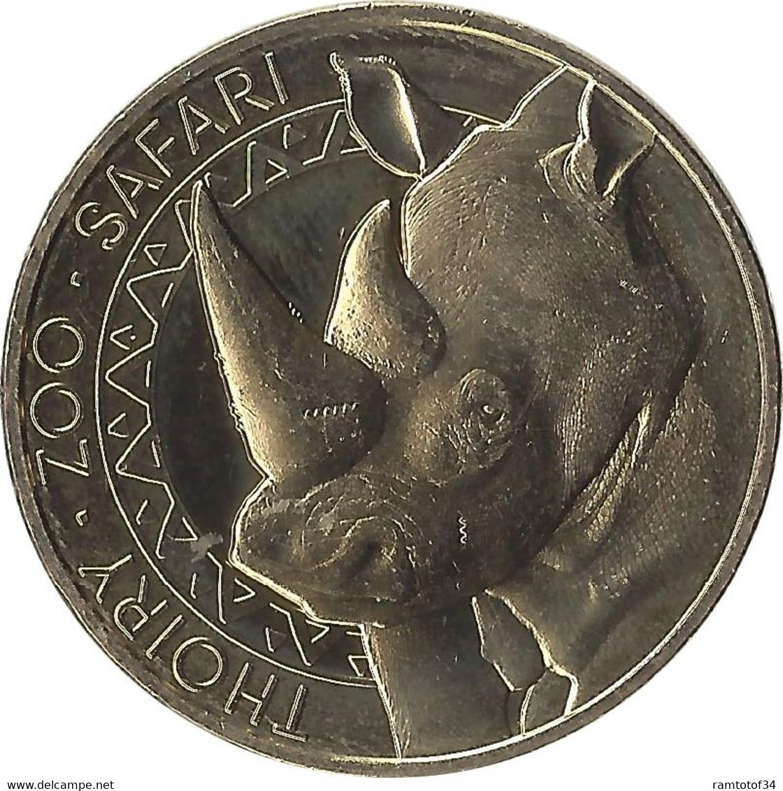 2022 MDP117 - THOIRY - Château Et Parc Zoologique 14 (rhinocéros) / MONNAIE DE PARIS - 2022