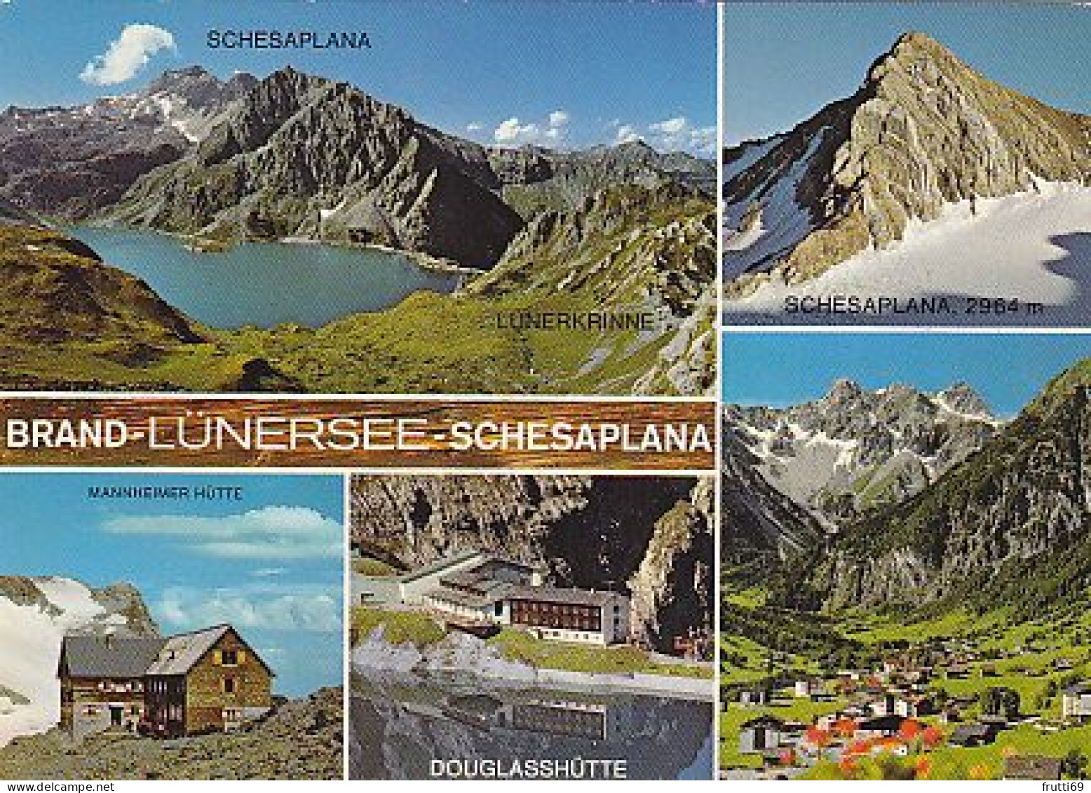 AK 191461 AUSTRIA - Brand - Lünersee - Schesaplana - Brandertal