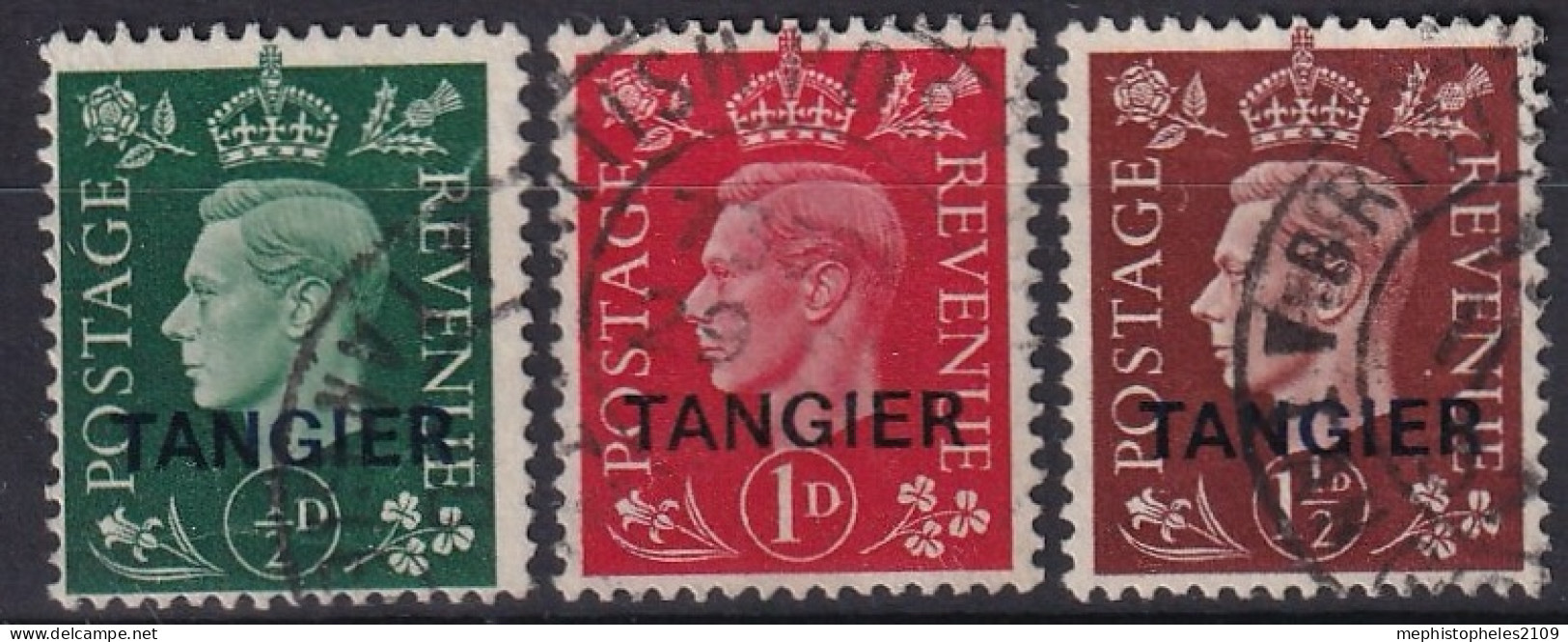 TANGIER 1937 - Canceled - SG# 515-517 - Postämter In Marokko/Tanger (...-1958)