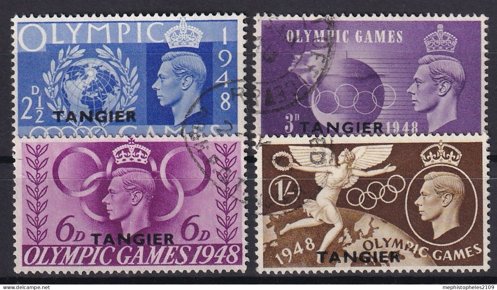 TANGIER 1948 - Canceled - SG# 527-530 - Postämter In Marokko/Tanger (...-1958)