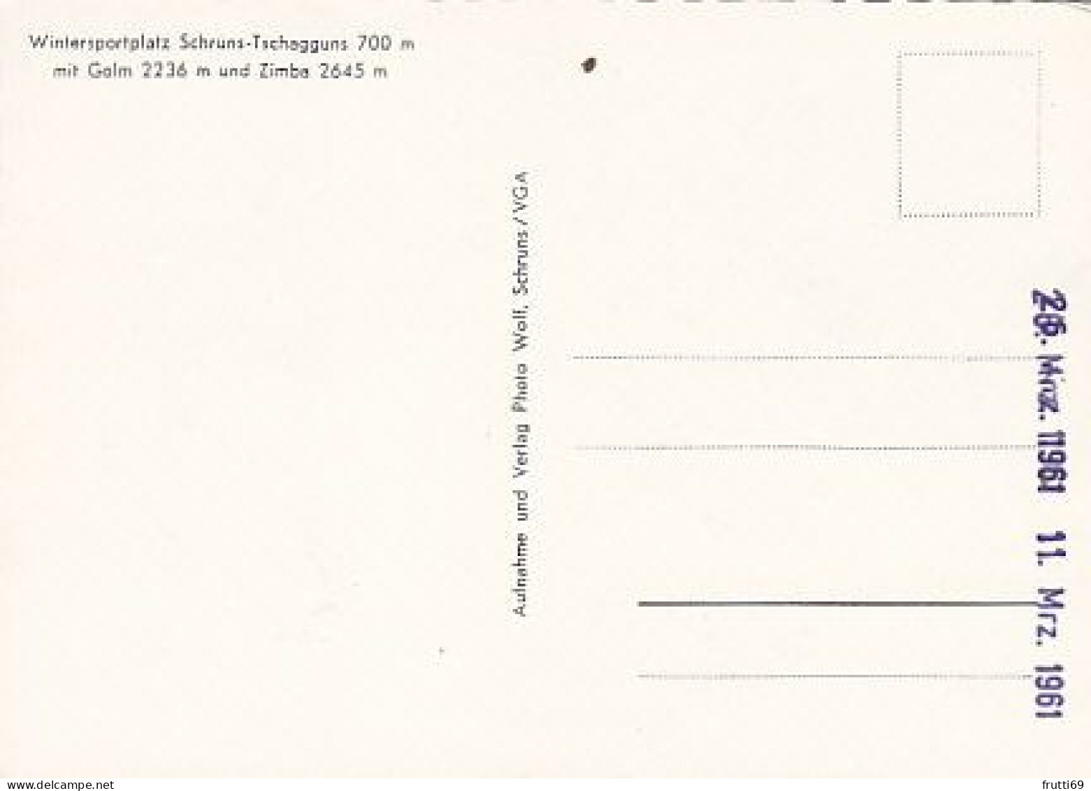 AK 191470 AUSTRIA - Schruns-Tschagguns Mit Golm Und Zimba - Schruns