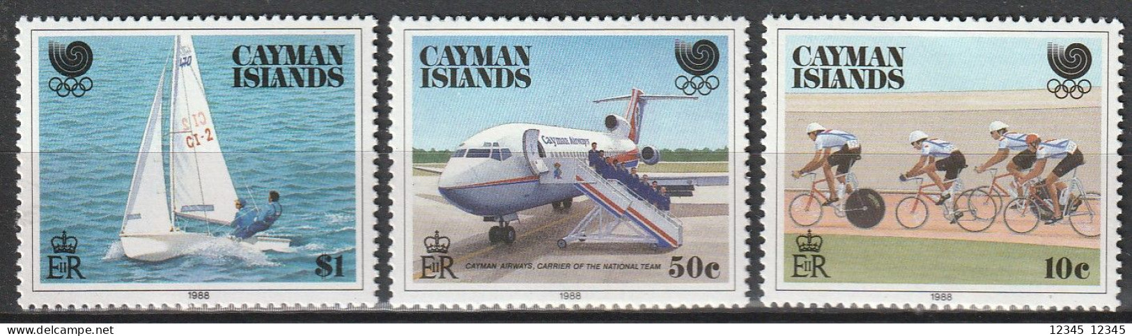 Kaaiman Eilanden 1988, Postfris MNH, Olympic Games - Cayman Islands