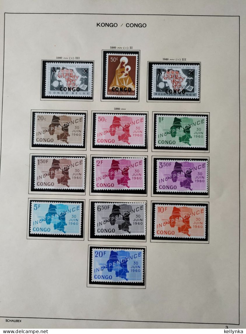 République Du Congo - Année 1960 Complète - MNH - Unused Stamps