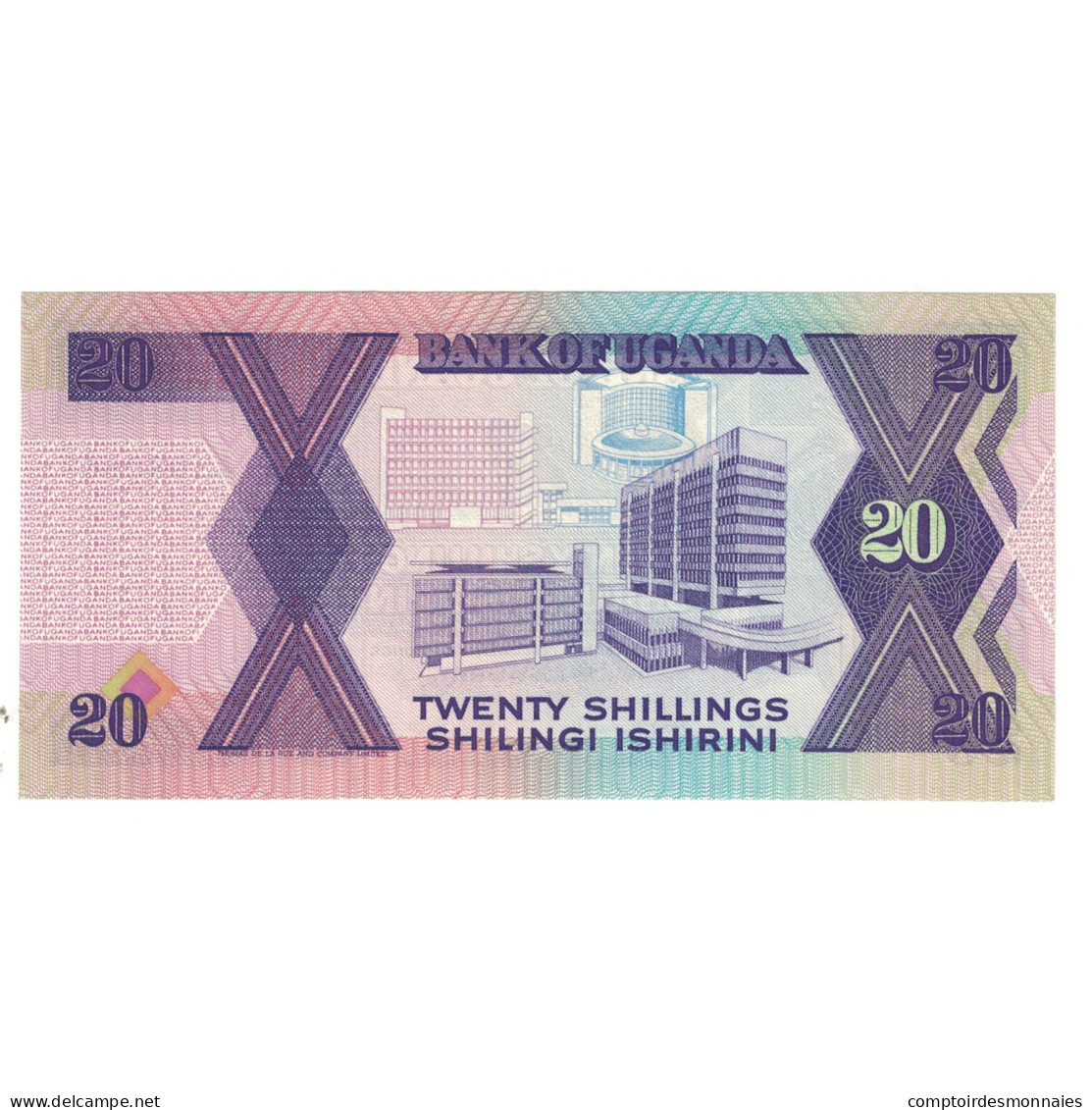 Billet, Uganda, 20 Shillings, 1987, KM:29a, NEUF - Uganda