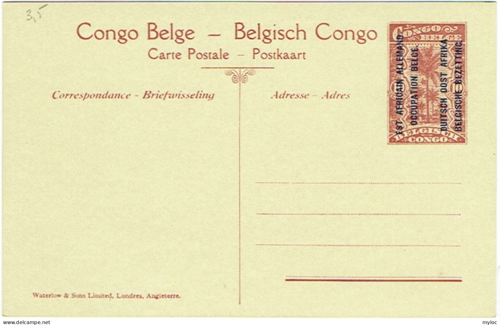 Est Africain Allemand (Occupation Belge).  Vers Le Kagera. Transport De Bagages. - Congo Belge