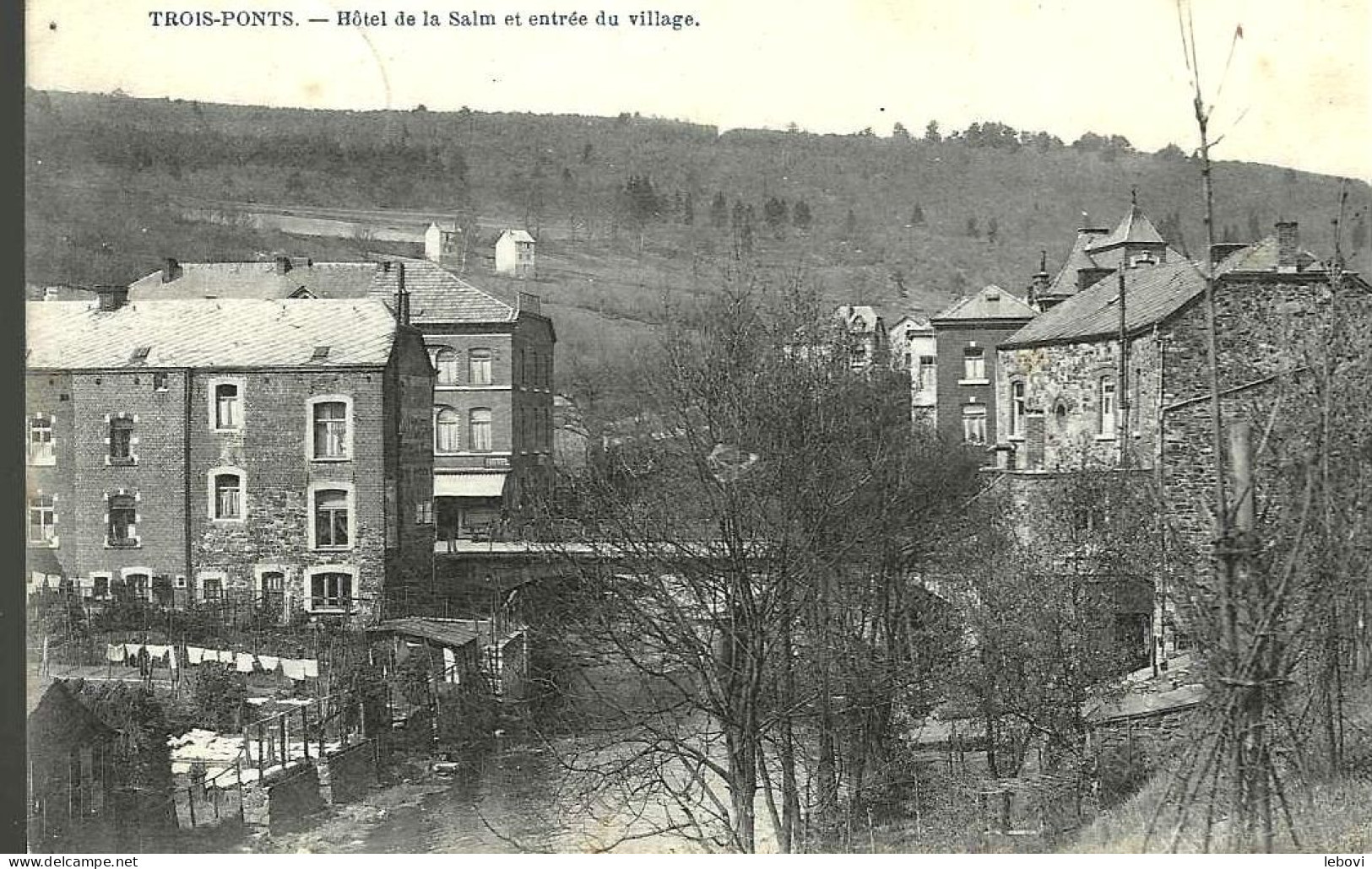 TROIS – PONTS « Hötel De La Salm Et Entrée Du Village » – Ed. Desaix, Bxl - Trois-Ponts